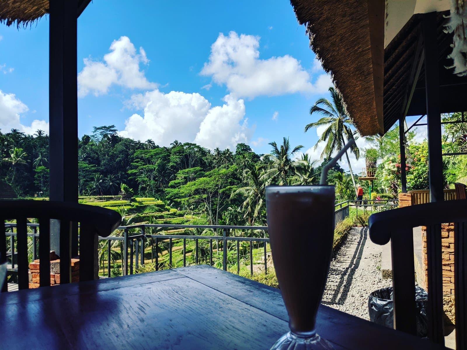 Ступенчатые рисовые террасы Тегаллаланг в центре Бали